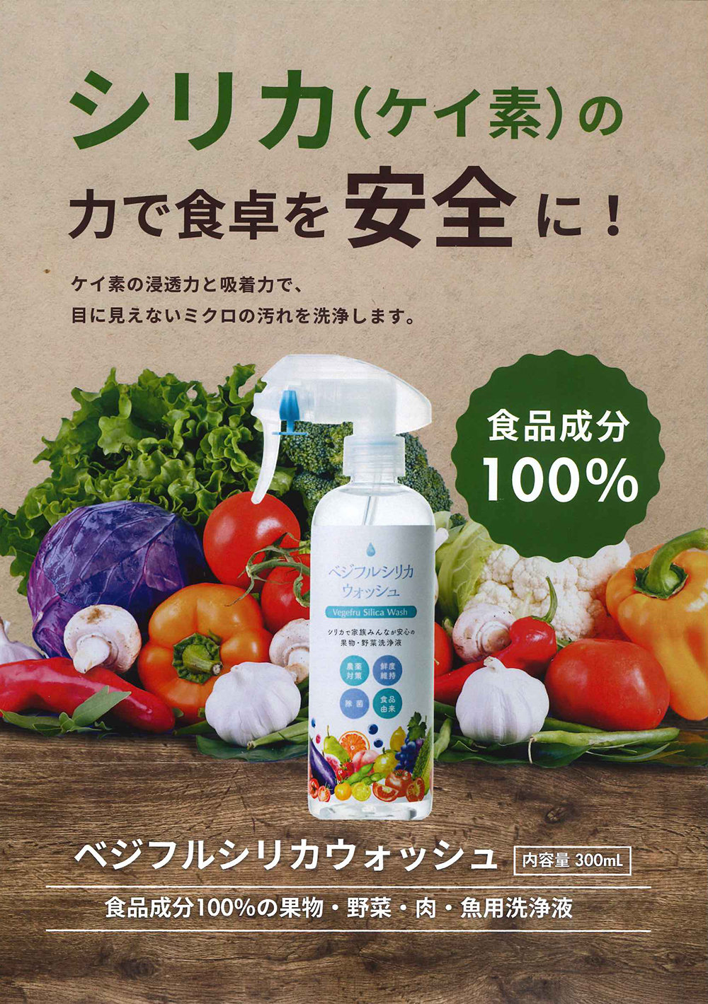 シリカセラミックス ベジフルシリカウォッシュ