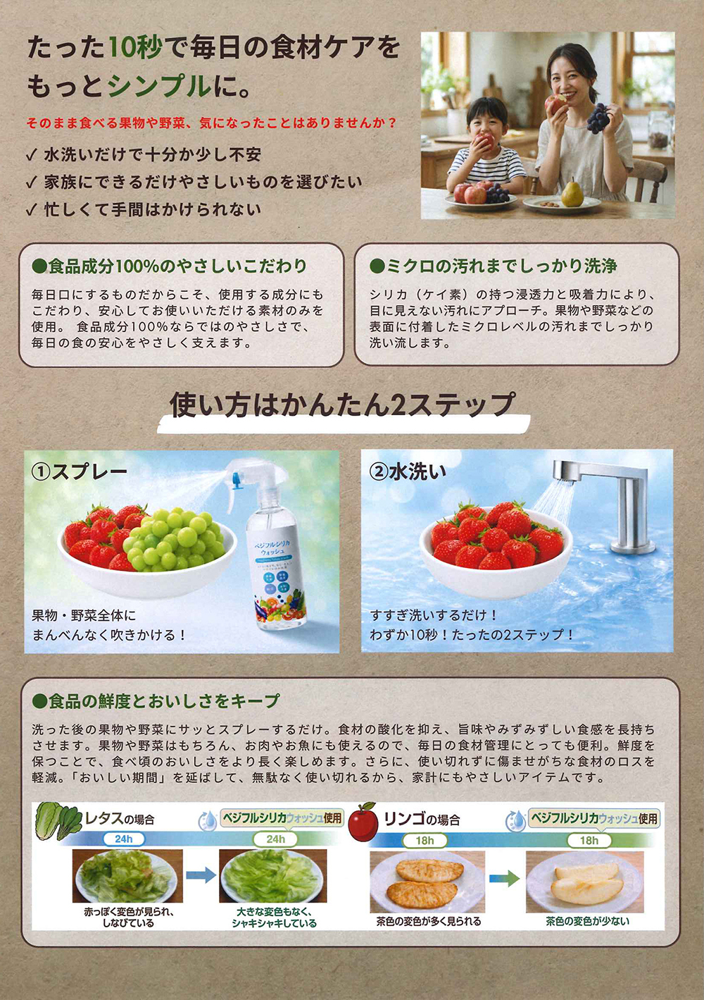 シリカセラミックス ベジフルシリカウォッシュ